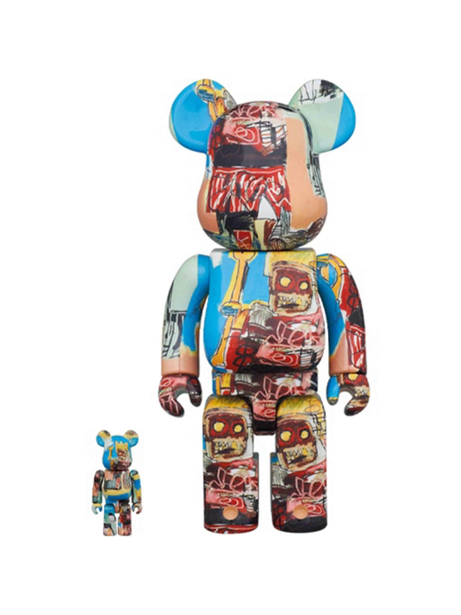 Medicom Toy Be@arbrick JEAN-MICHEL BASQUIAT #6 100% & 400% Set Medicom Toy