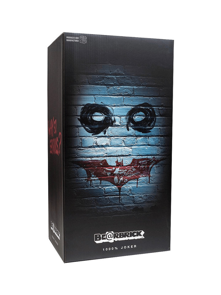 Medicom Toy Be@arbrick The Joker Why So Serious? 1000% Medicom Toy