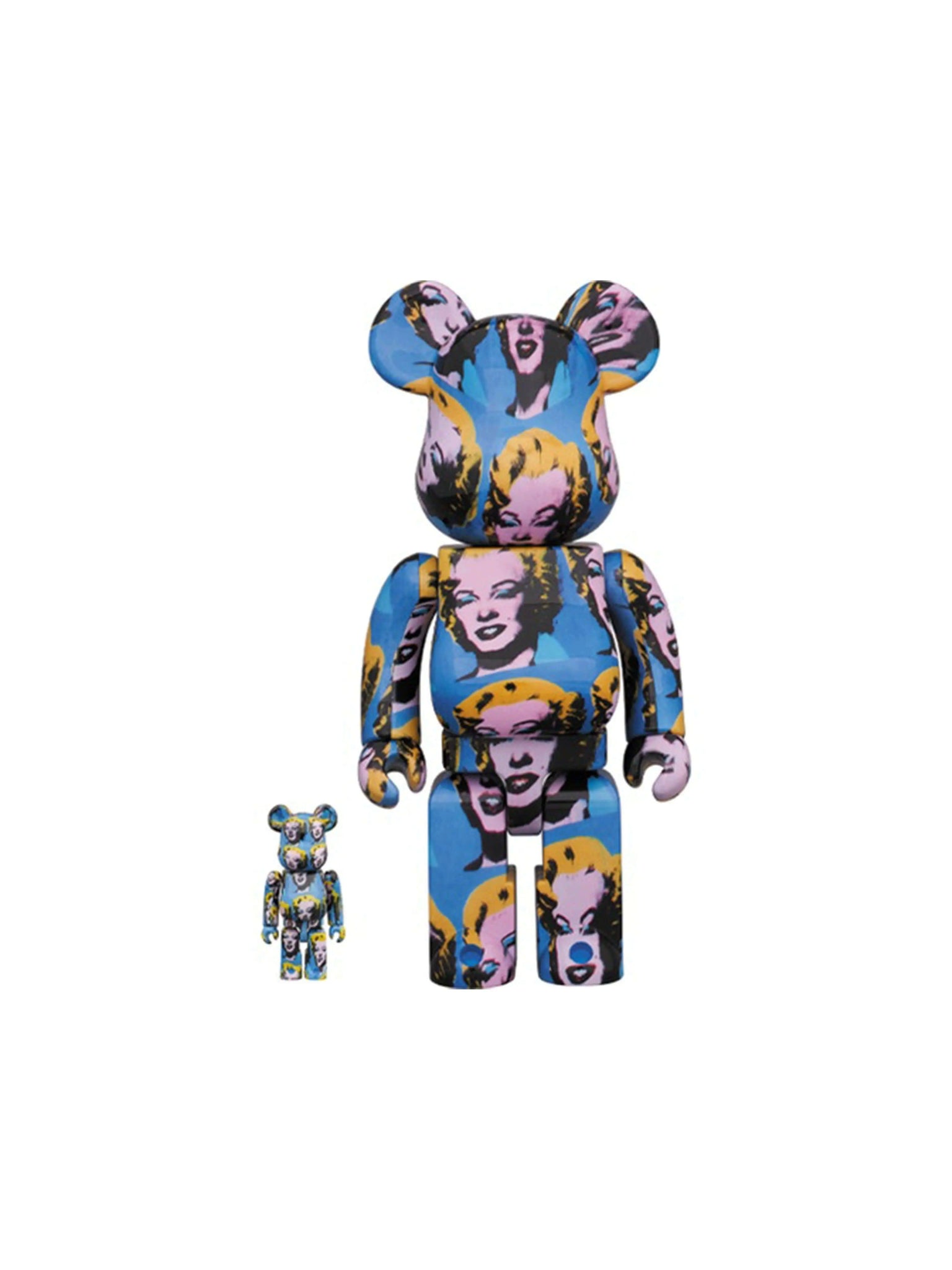 Medicom Toy Be@arbrick x Andy Warhol x Marily Monroe 100% & 400% Set Medicom Toy