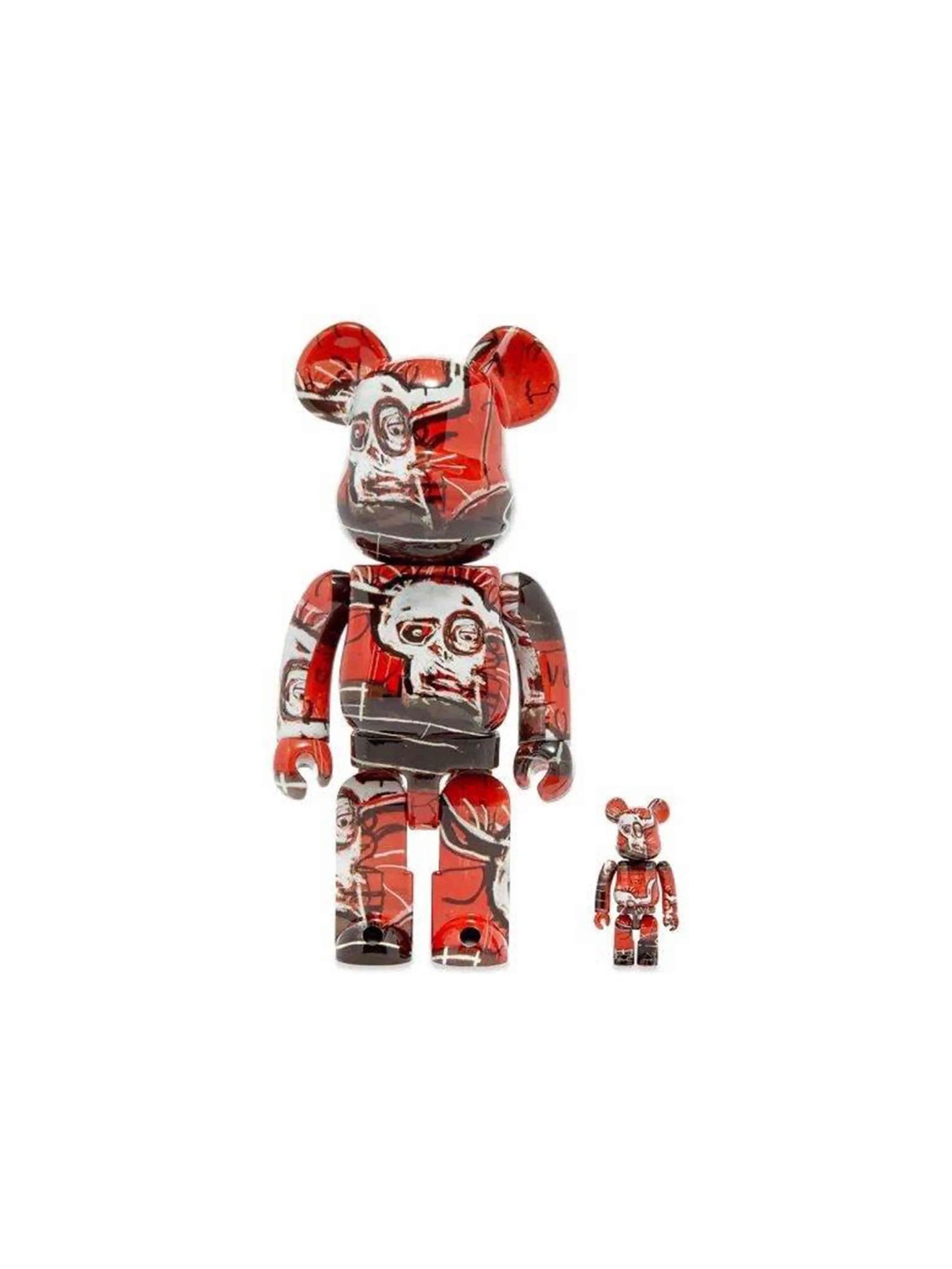 Medicom Toy Be@rbrick Jean Michel Basquiat - #5 100% & 400% Set Medicom Toy