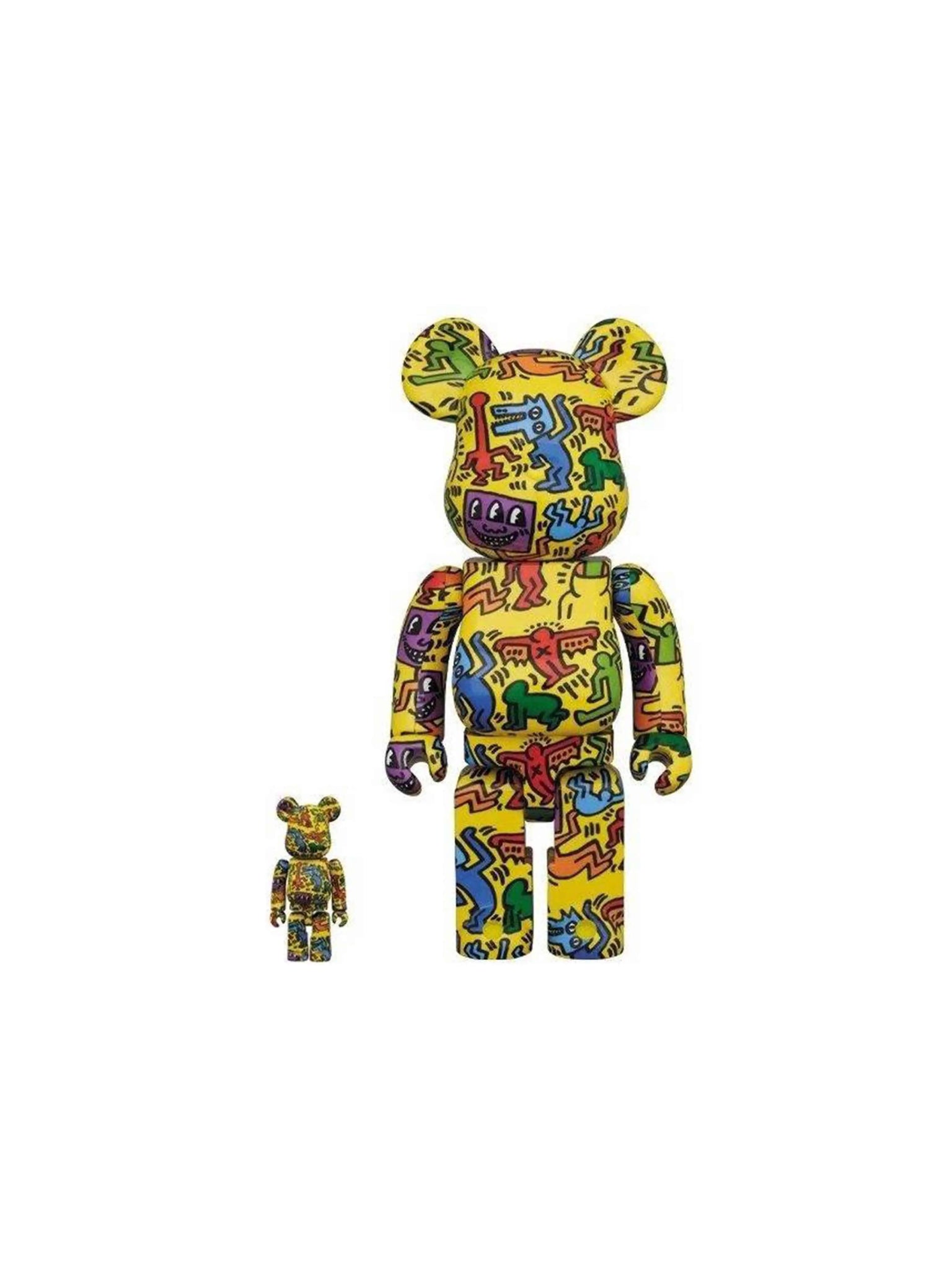 Medicom Toy Be@rbrick Keith Haring - #5 100% & 400% Set Medicom Toy