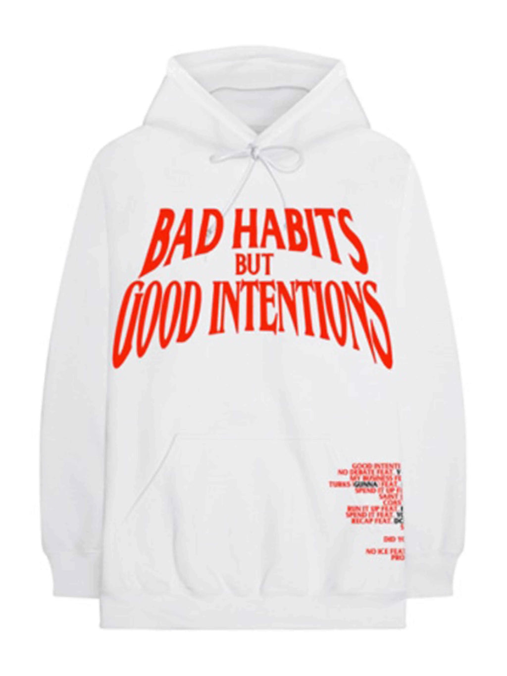Nav X Vlone Bad Habits Hoodie White Vlone