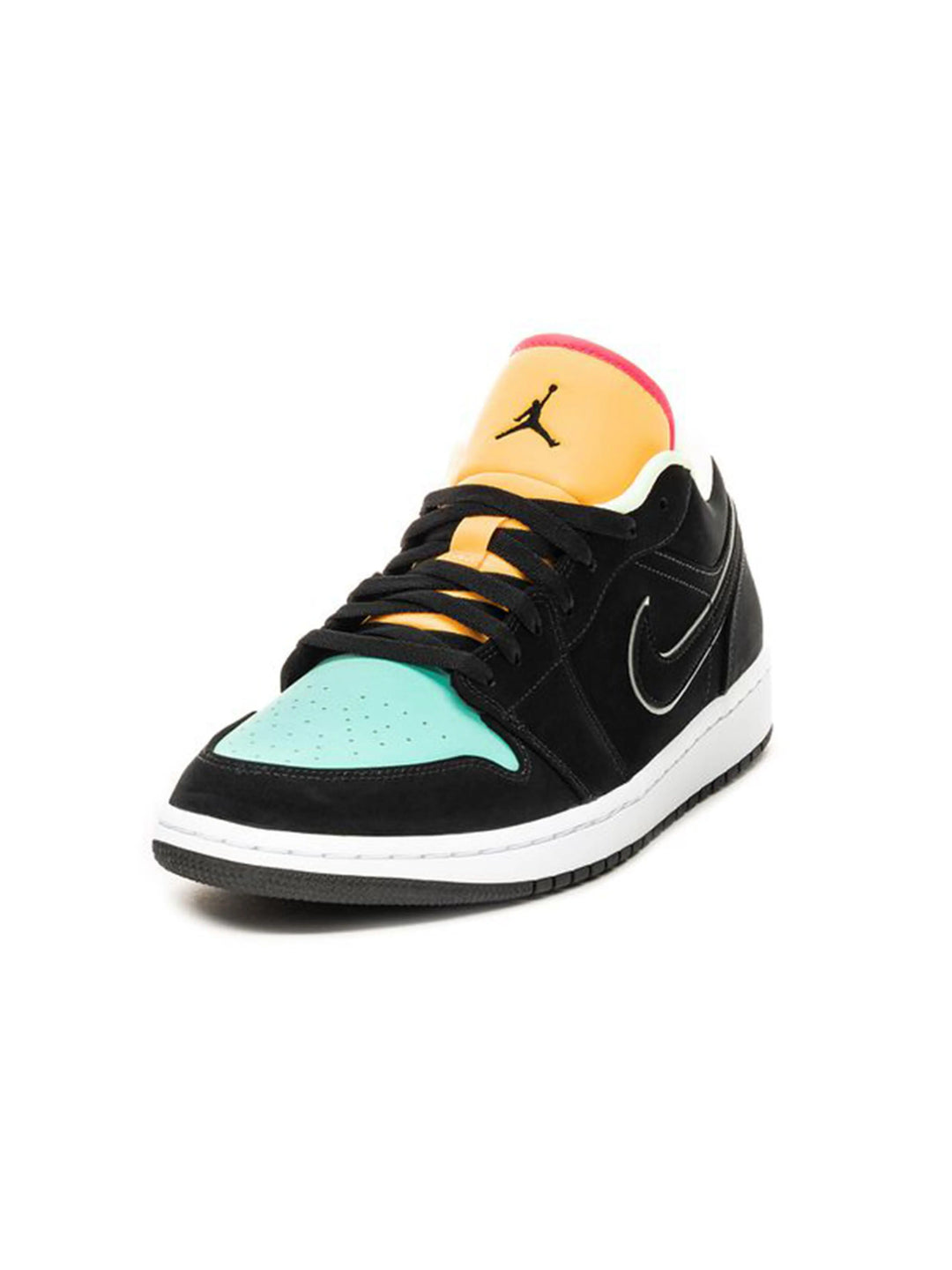 Nike Air Jordan 1 Low Black Aurora Green Laser Orange Prior