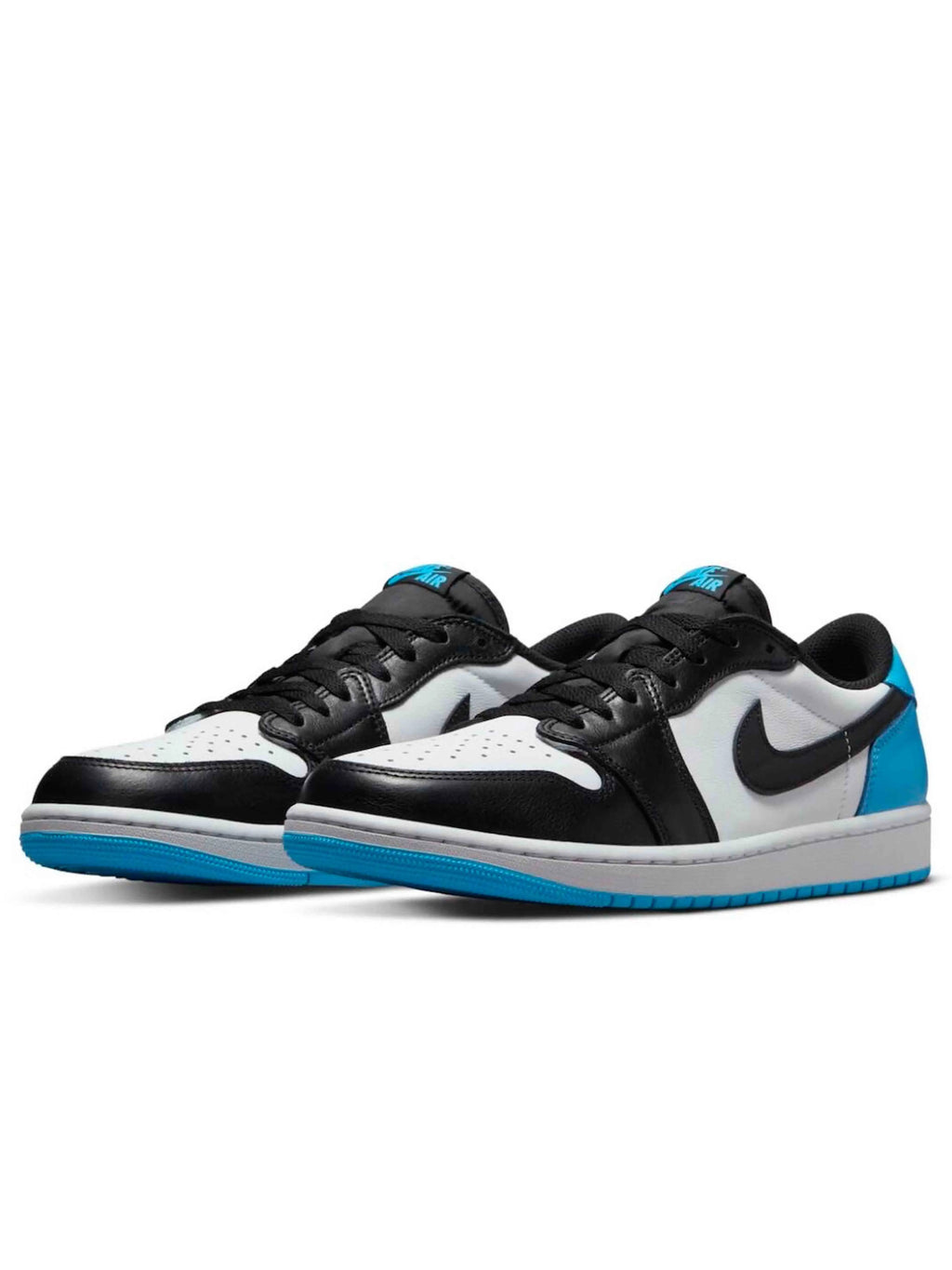 Nike Air Jordan 1 Low Black Dark Powder Blue (W) Prior
