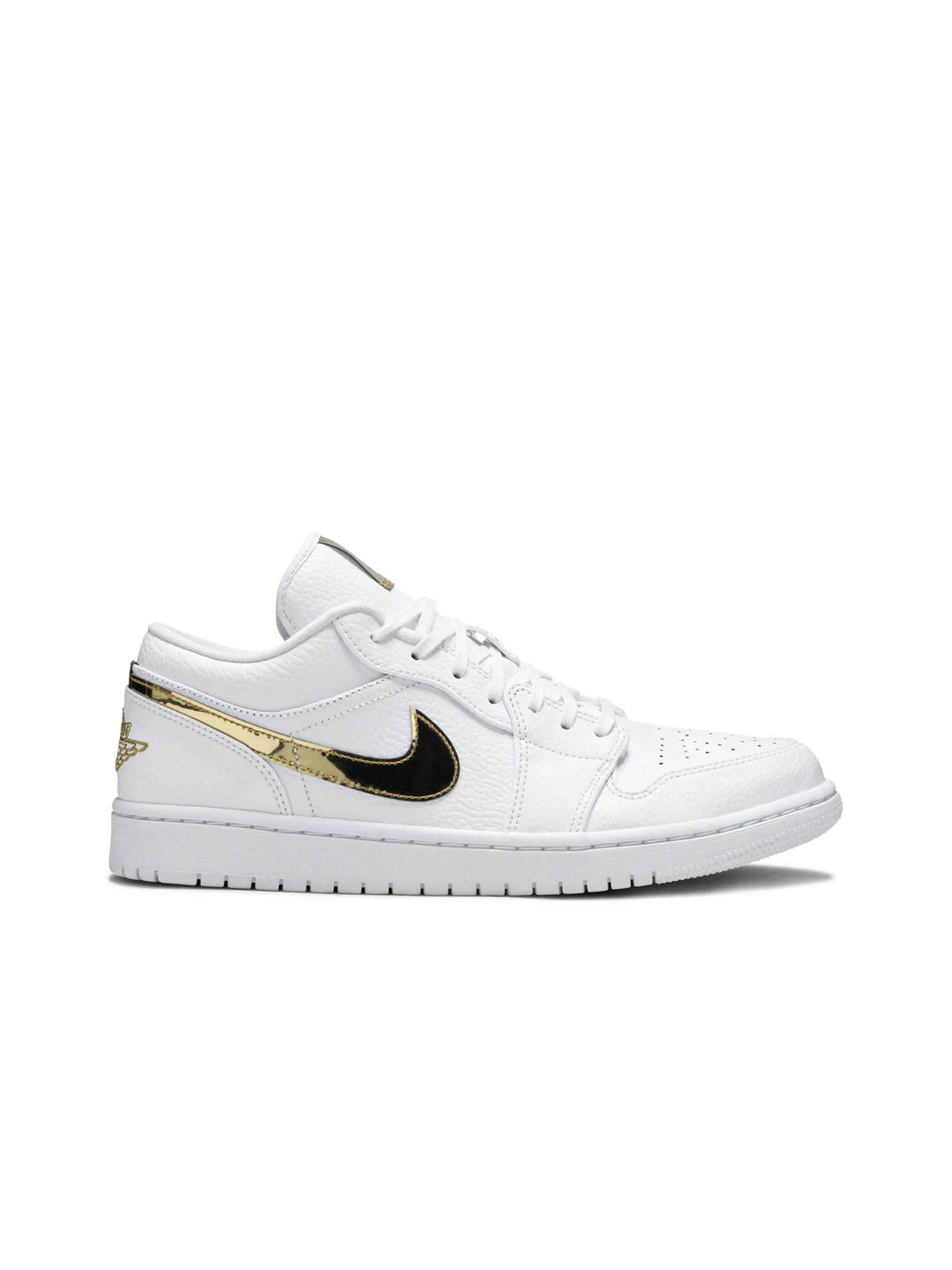 Nike Air Jordan 1 Low White Metallic Gold [W] Jordan Brand