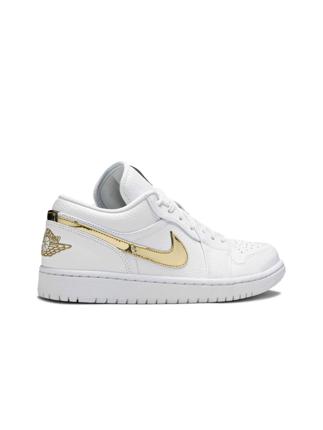 Nike Air Jordan 1 Low White Metallic Gold [W] Jordan Brand