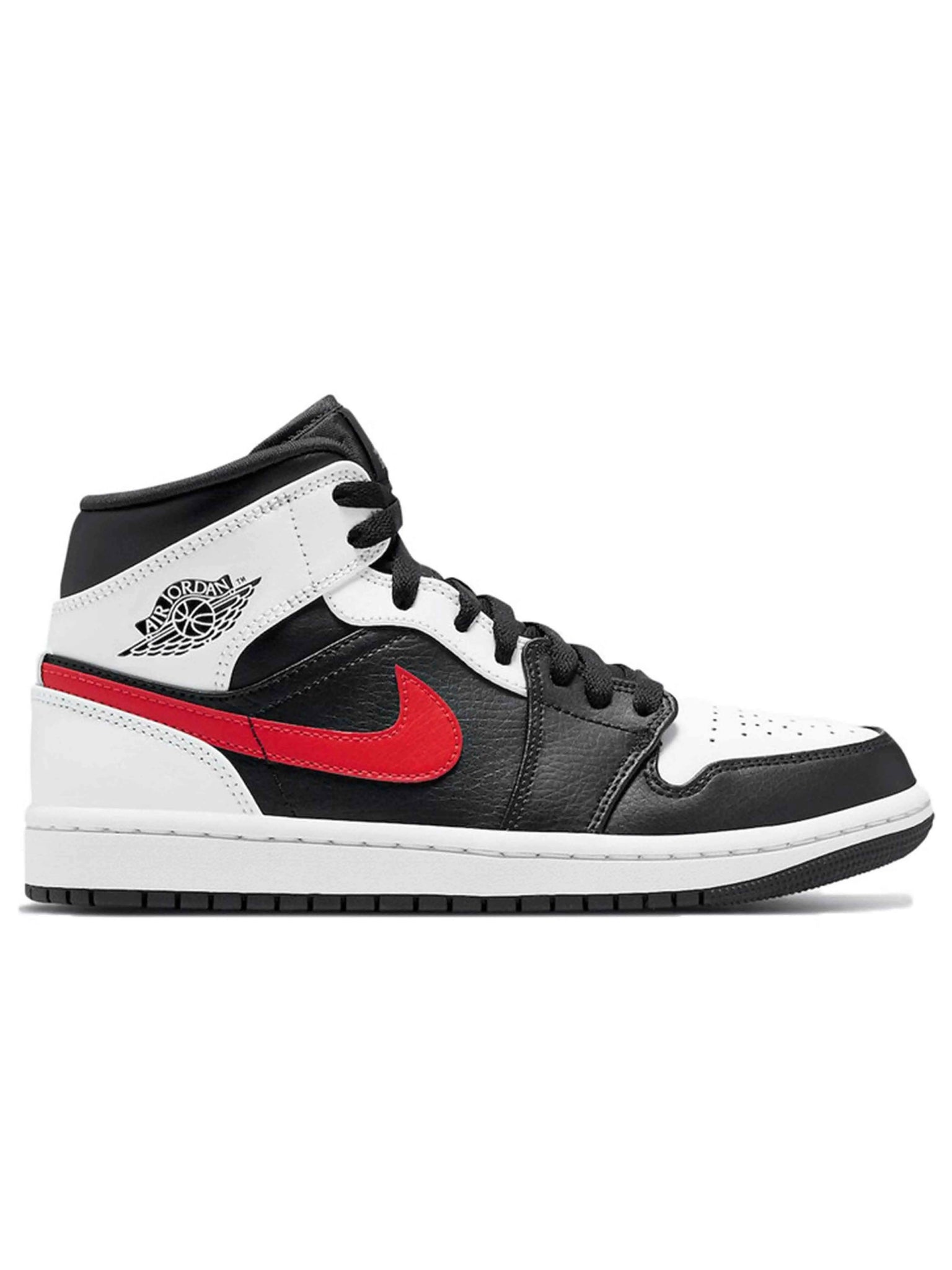 Nike Air Jordan 1 Mid Black Chile Red White Prior