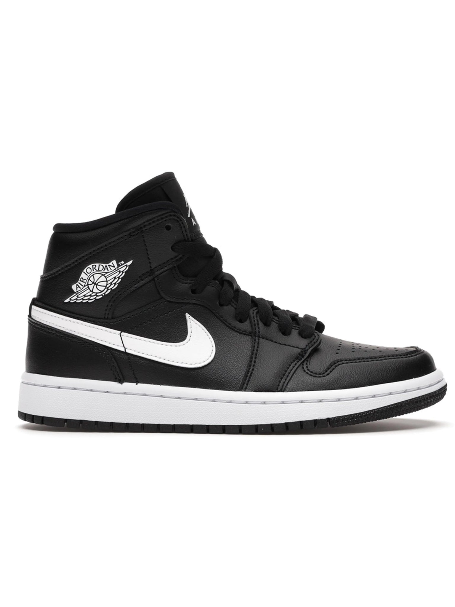 Nike Air Jordan 1 Mid Black White [W] Prior