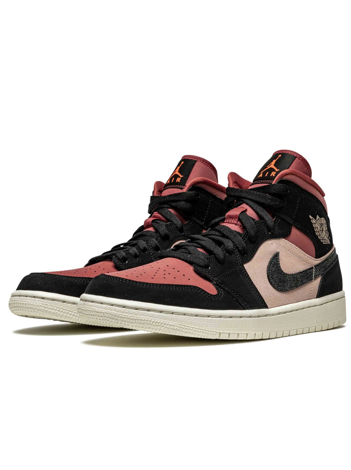 Nike Air Jordan 1 Mid Burgundy Dusty Pink [W] Prior