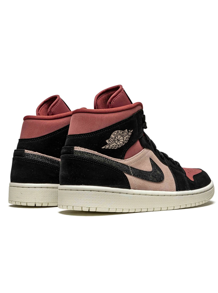 Nike Air Jordan 1 Mid Burgundy Dusty Pink [W] Prior