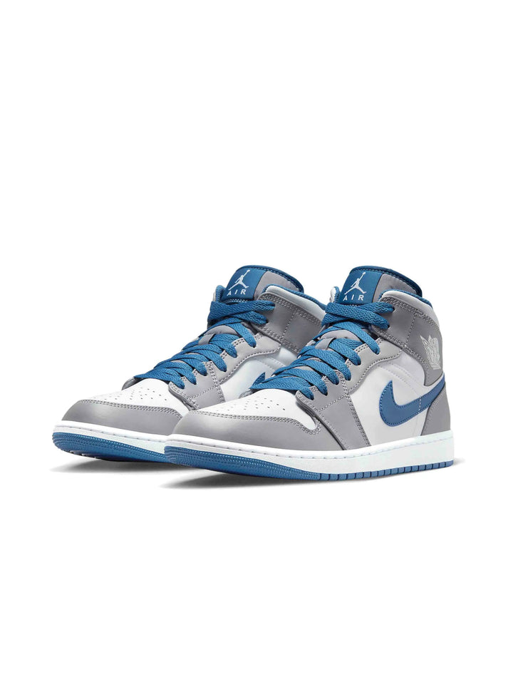 Nike Air Jordan 1 Mid Cement True Blue Prior