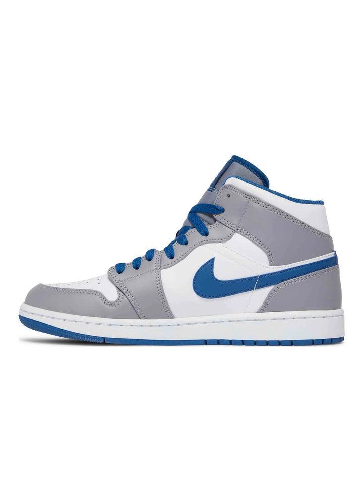 Nike Air Jordan 1 Mid Cement True Blue Prior