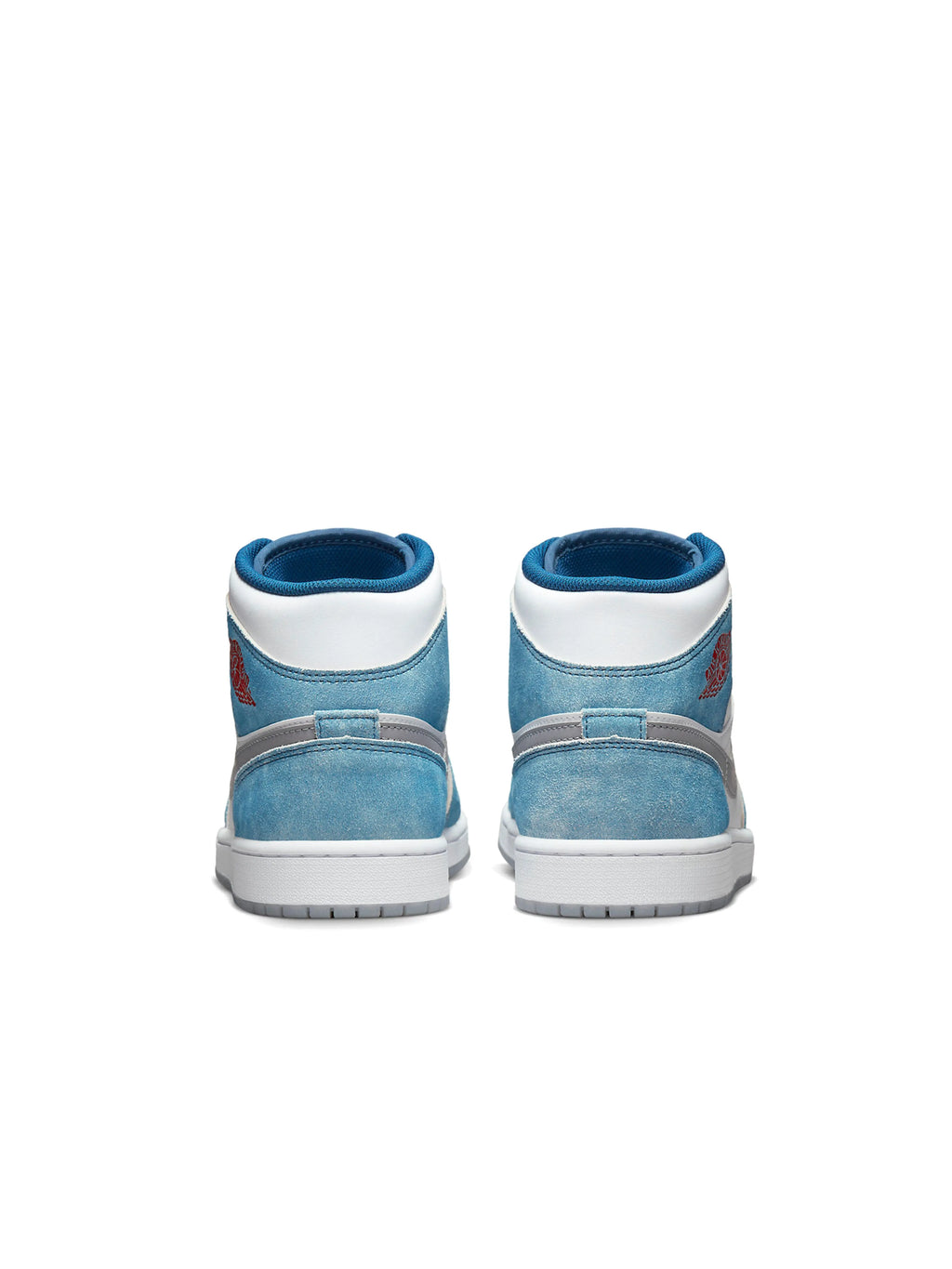 Nike Air Jordan 1 Mid French Blue Fire Red (GS) Prior