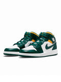 Nike Air Jordan 1 Mid Green Yellow (GS) Prior