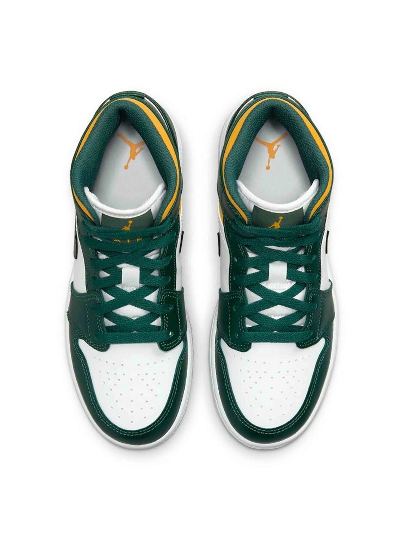 Nike Air Jordan 1 Mid Green Yellow GS Streetwear Auckland New Prior