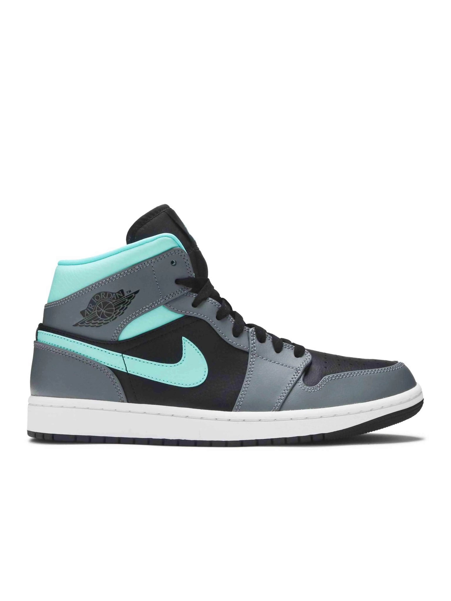 Nike Air Jordan 1 Mid Grey Aqua Jordan Brand