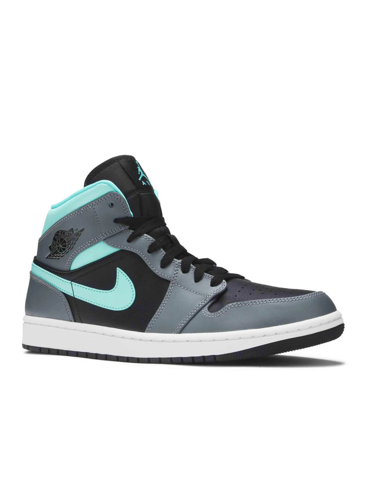 Nike Air Jordan 1 Mid Grey Aqua Jordan Brand
