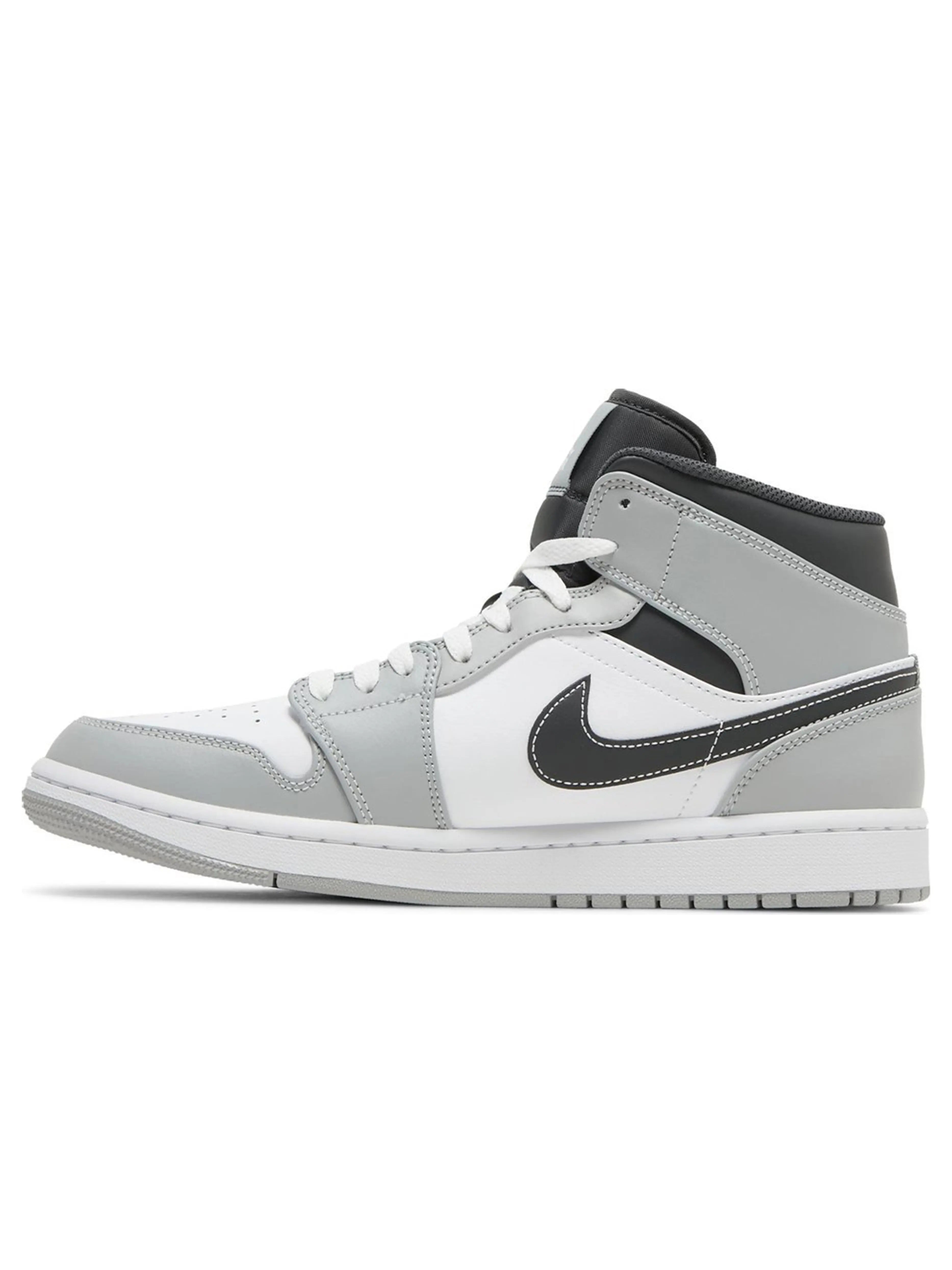 Nike Air Jordan 1 Mid Light Smoke Grey Anthracite Prior