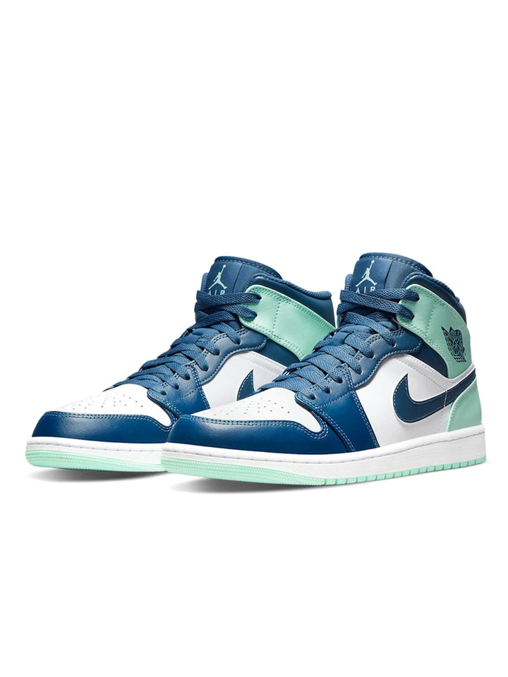 Nike Air Jordan 1 Mid Mystic Navy Mint Foam (GS) Prior