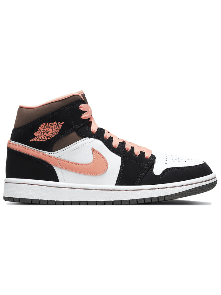 Nike Air Jordan 1 Mid Peach Mocha [W] Prior