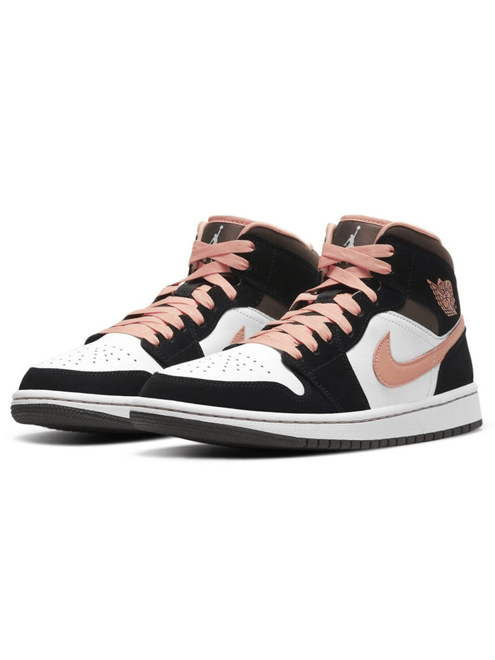 Nike Air Jordan 1 Mid Peach Mocha [W] Prior