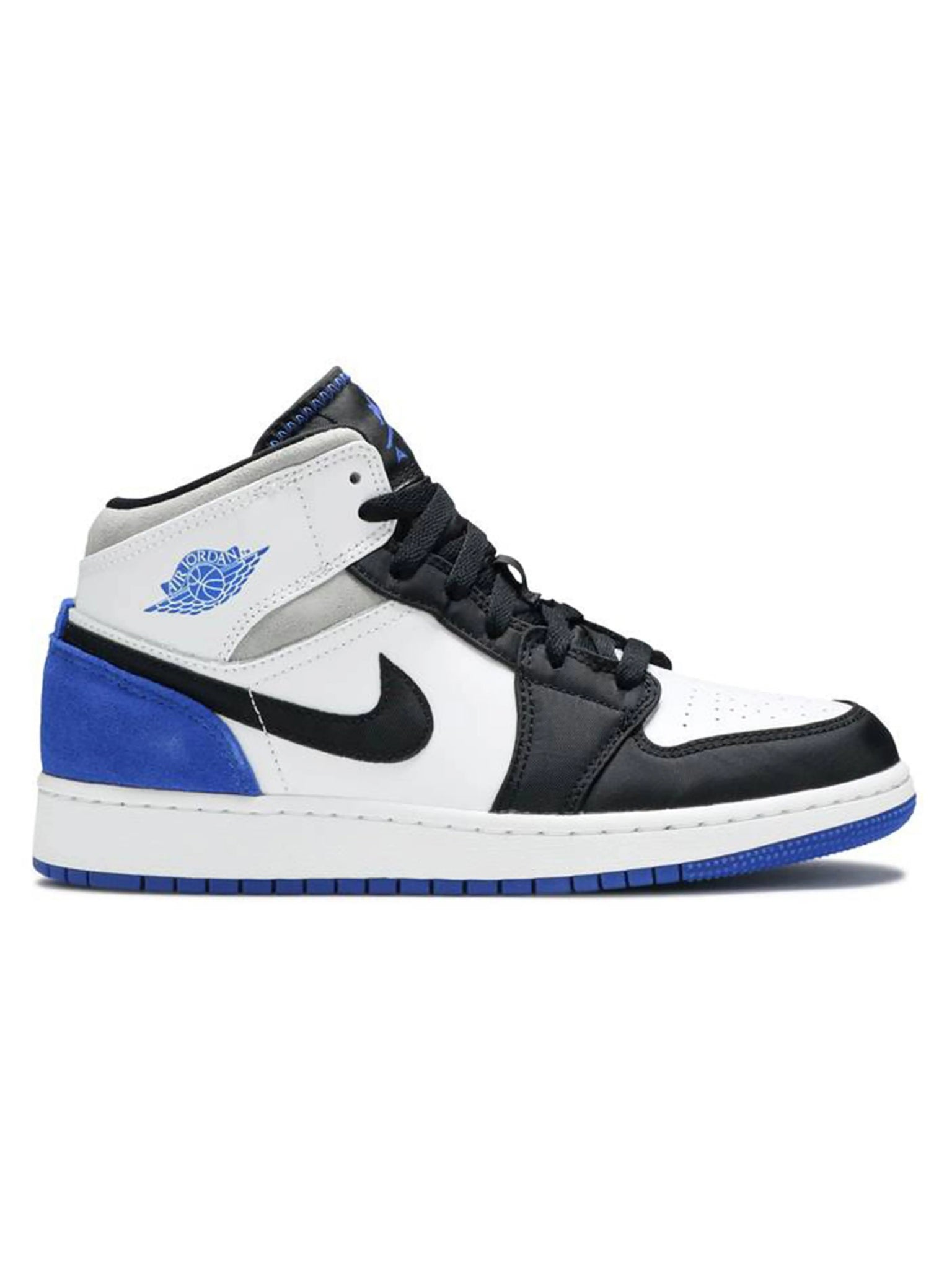 Nike Air Jordan 1 Mid Royal Black Toe Jordan Brand