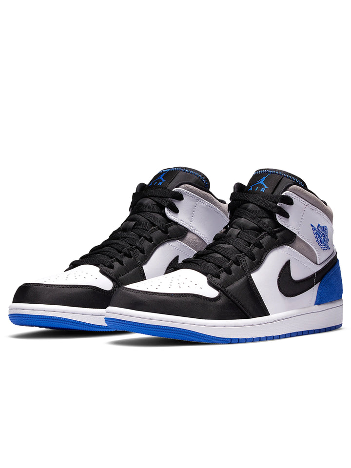 Nike Air Jordan 1 Mid Royal Black Toe Jordan Brand