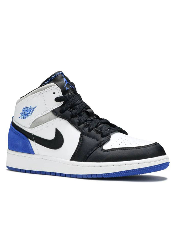 Nike Air Jordan 1 Mid Royal Black Toe Jordan Brand