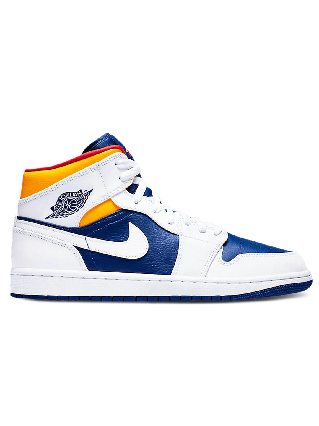 Nike Air Jordan 1 Mid Royal Blue Laser Orange (GS) Jordan Brand