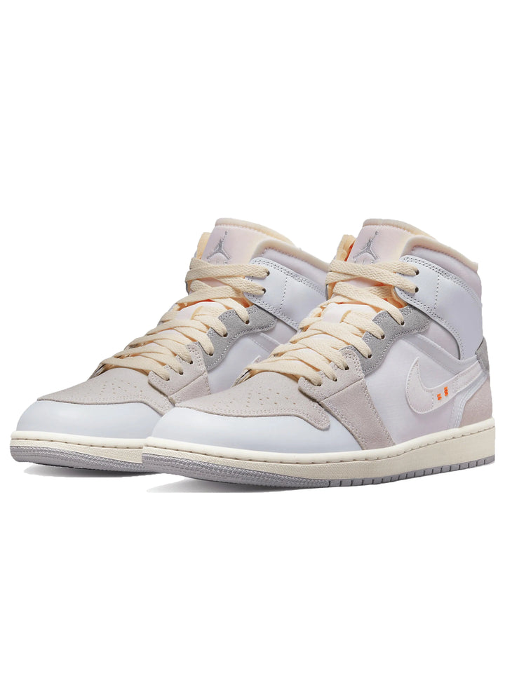 Nike Air Jordan 1 Mid SE Craft Inside Out White Grey Prior