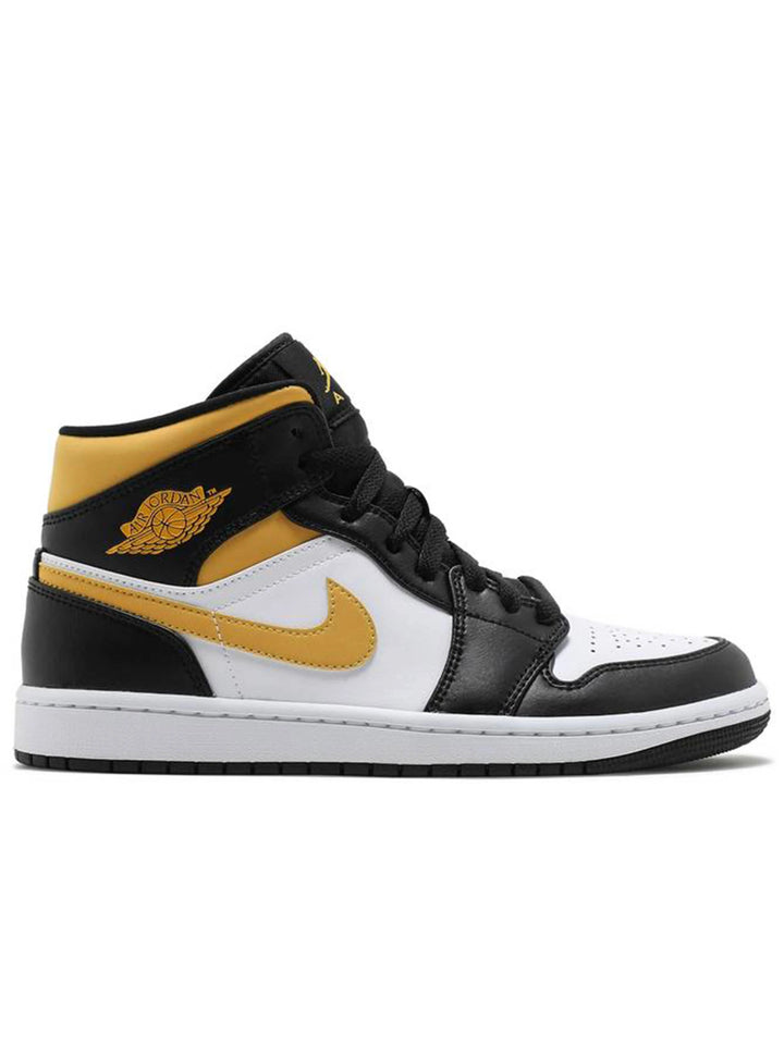 Nike Air Jordan 1 Mid White Pollen Black Prior