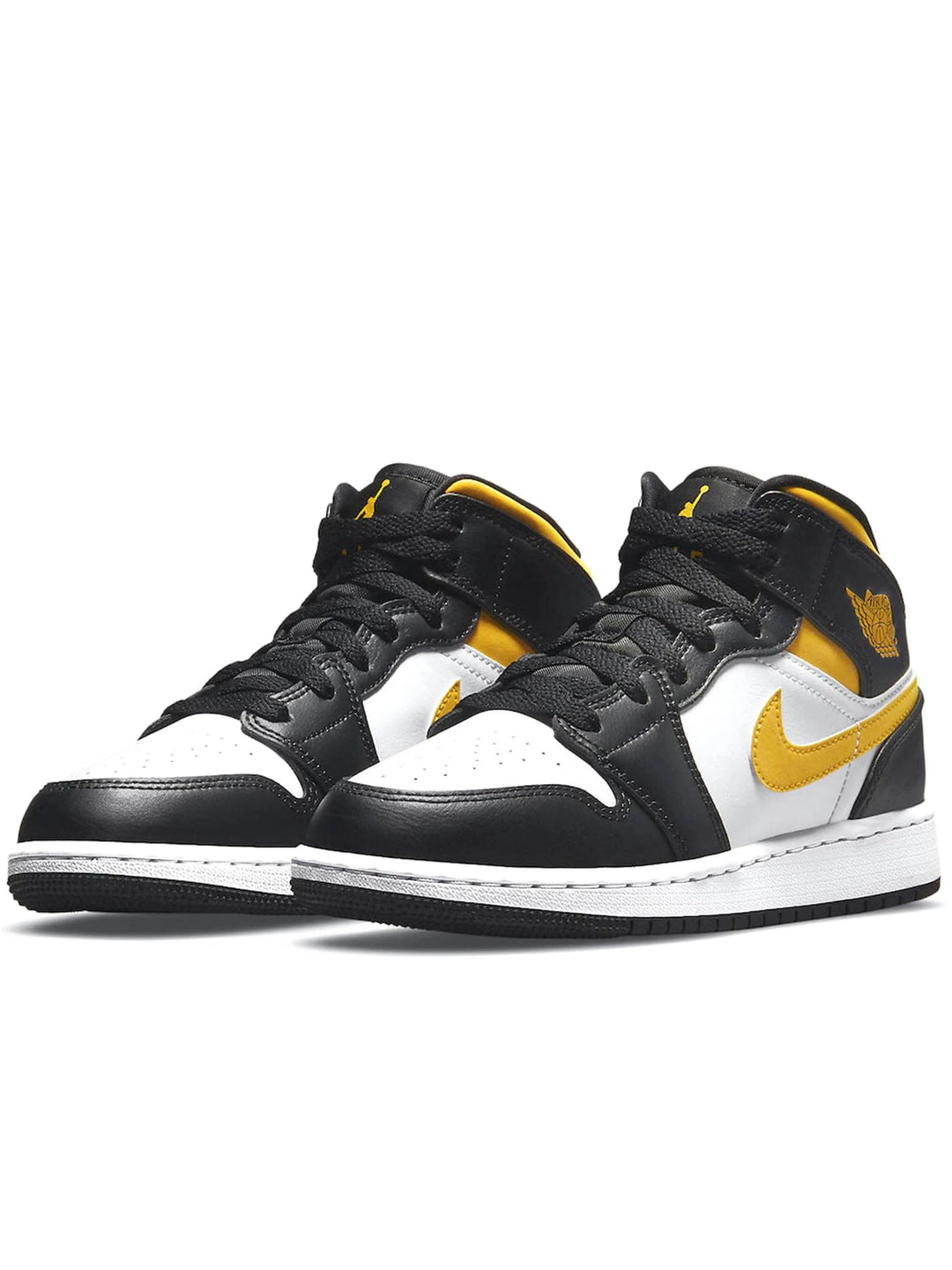 Nike Air Jordan 1 Mid White Pollen Black Prior