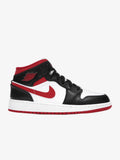 Nike Air Jordan 1 Mid White Red Black Gym Red (GS) Prior