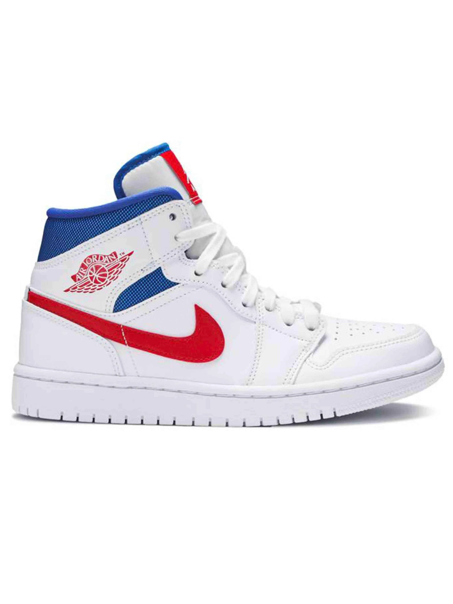 Nike Air Jordan 1 Mid White Red Royal 'USA' [W] Prior