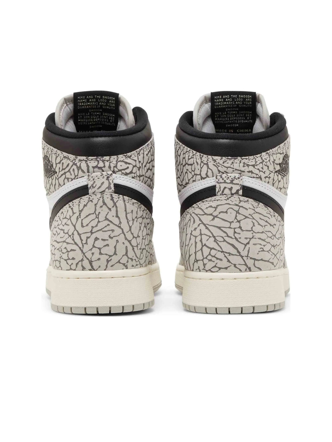 Nike Air Jordan 1 Retro High OG White Cement (GS) Prior