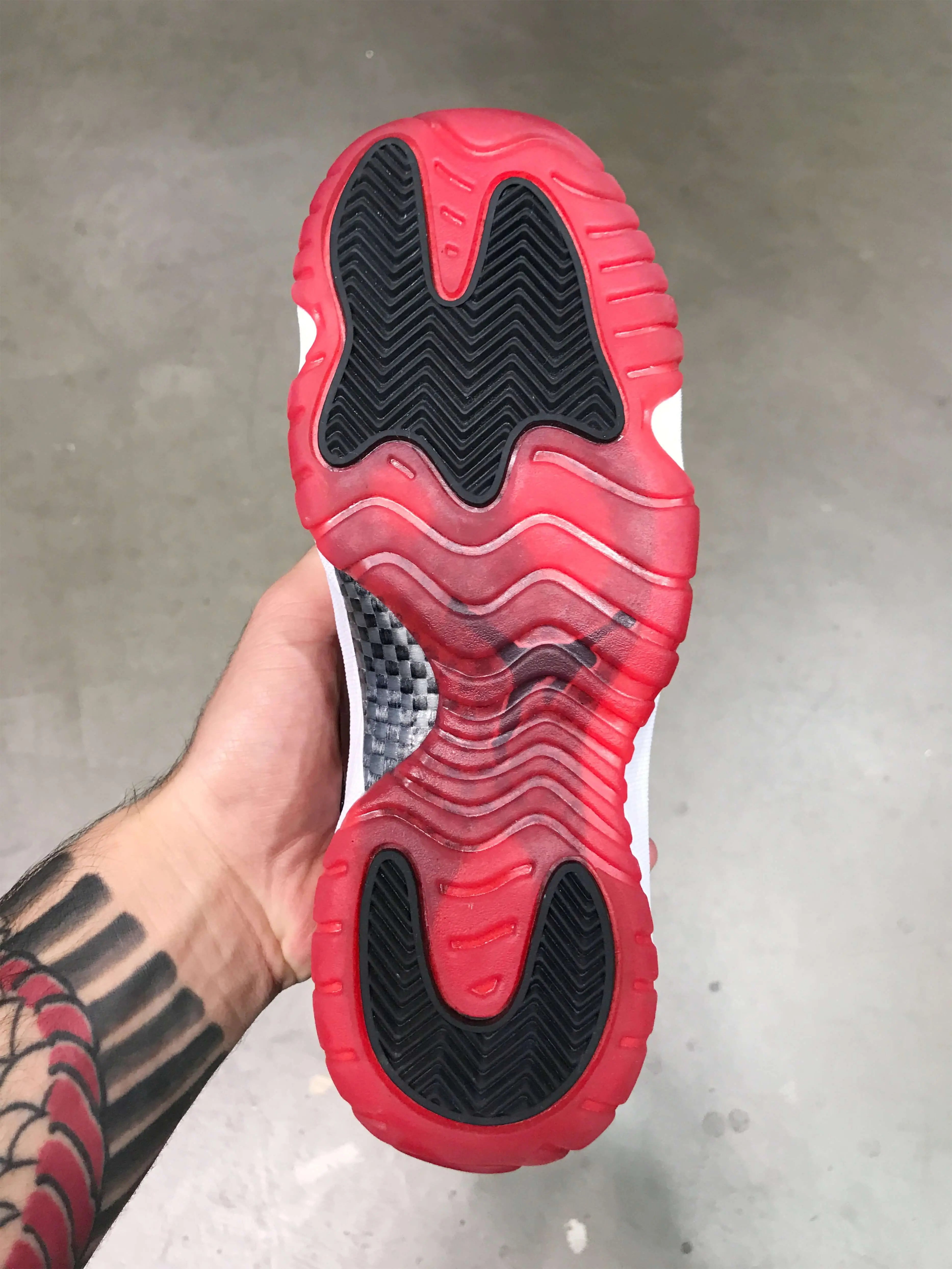 Jordan 11 bred sole shop