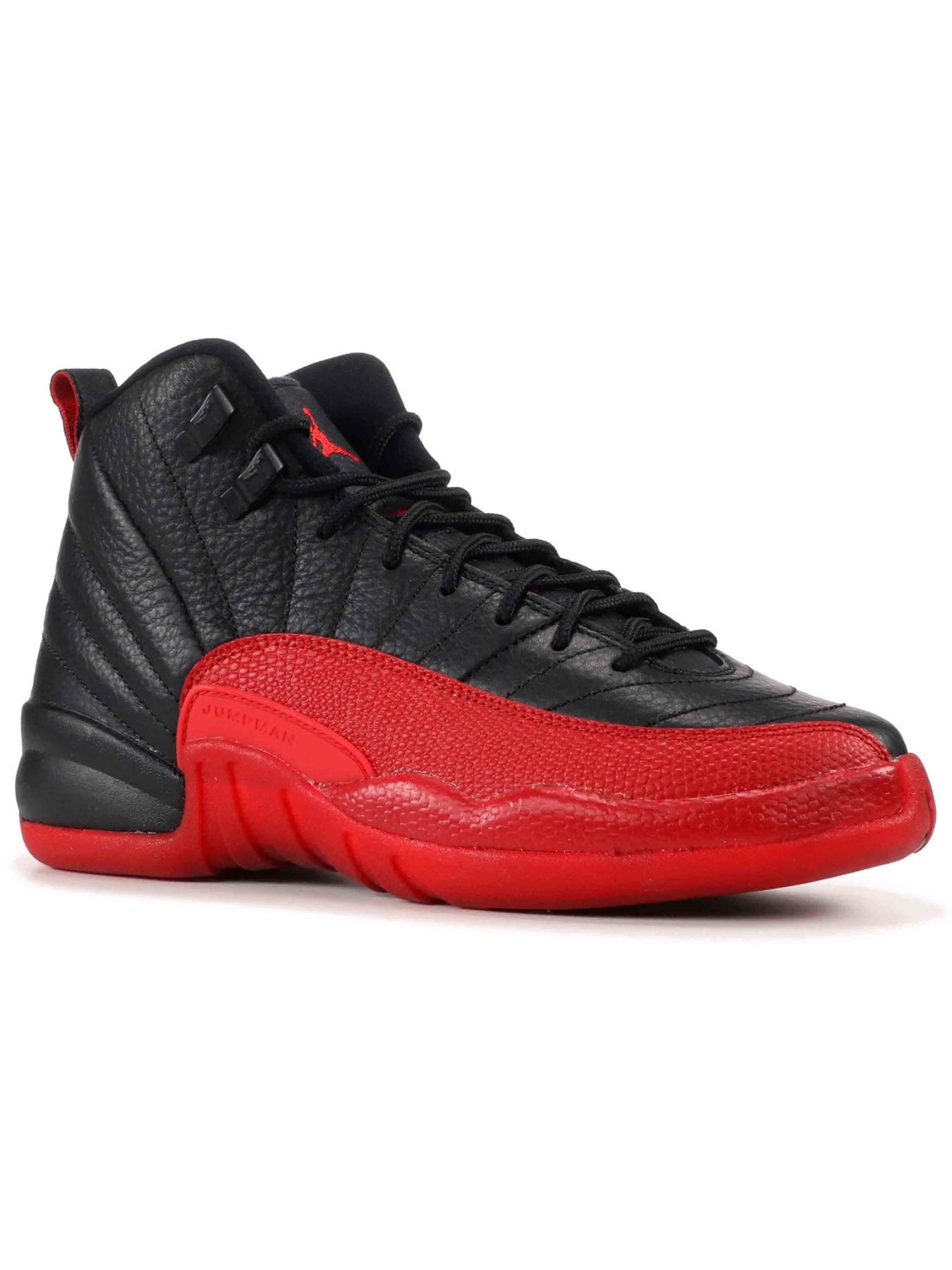 Air Jordan 12 Retro Flu Game 2016 Mens Black Red Shoes