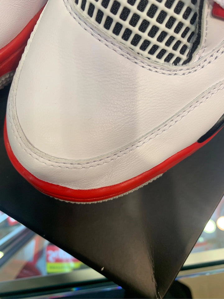 Nike Air Jordan 4 Retro Fire Red [2020] [FACTORY FLAW] Prior