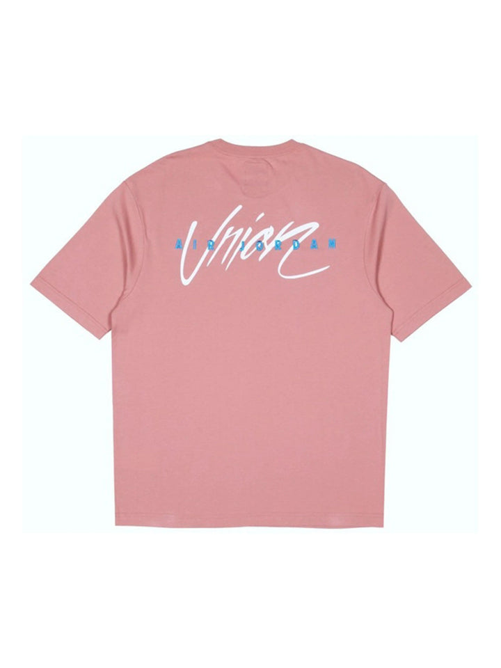 Nike Air Jordan X Union Reverse Dunk T-shirt Rust Pink Prior
