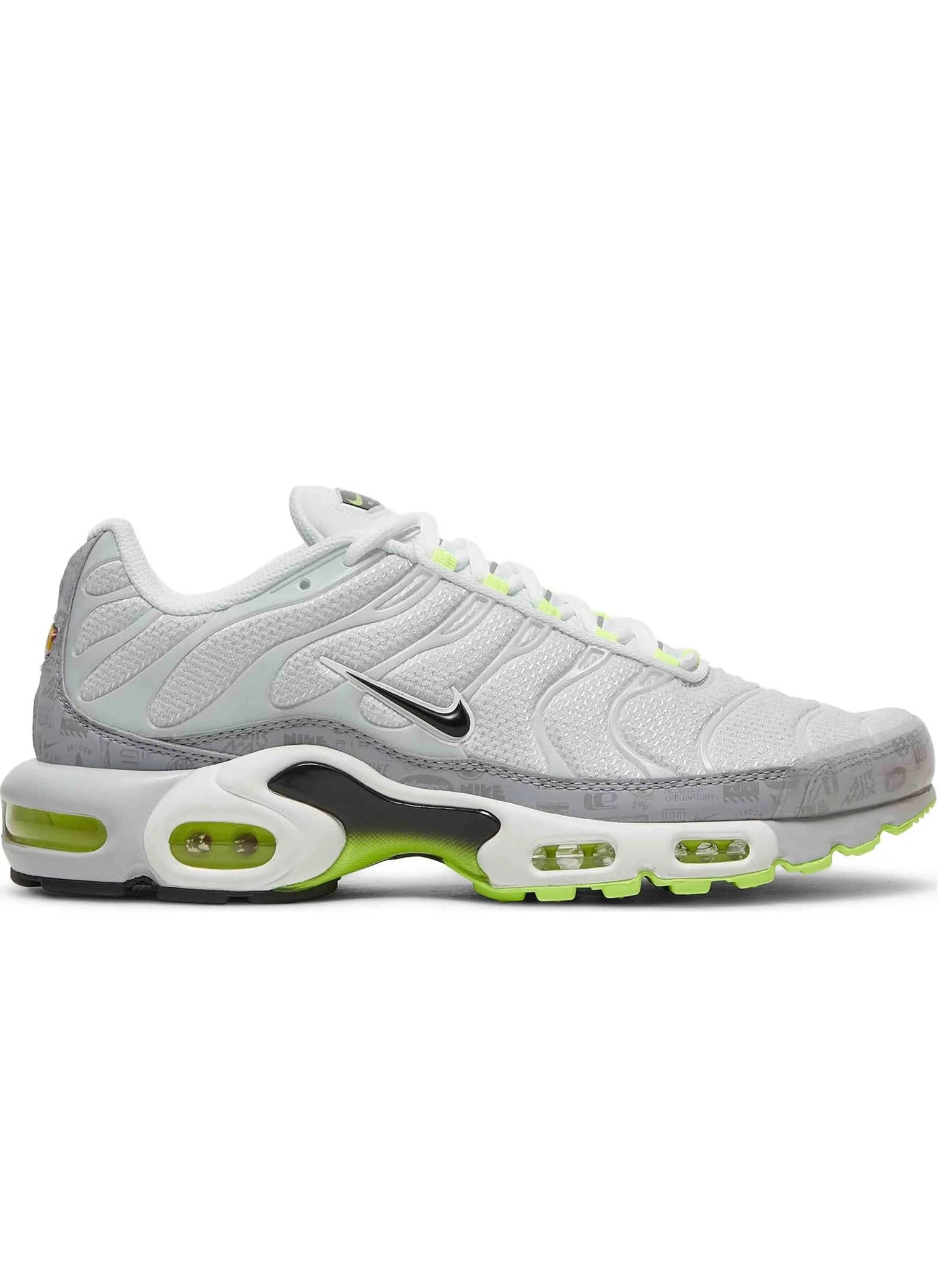 Nike Air Max Plus Tn Platinum Grey Reflective Logos Prior