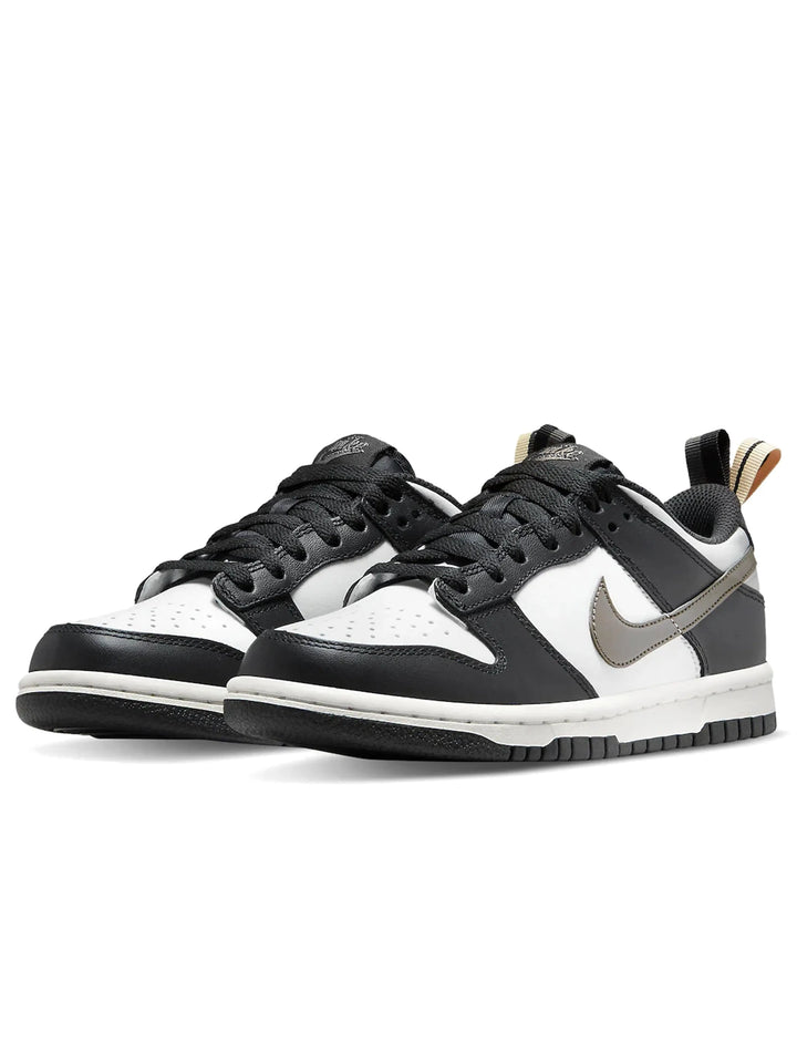 Nike Dunk Low Black White Metallic Nike
