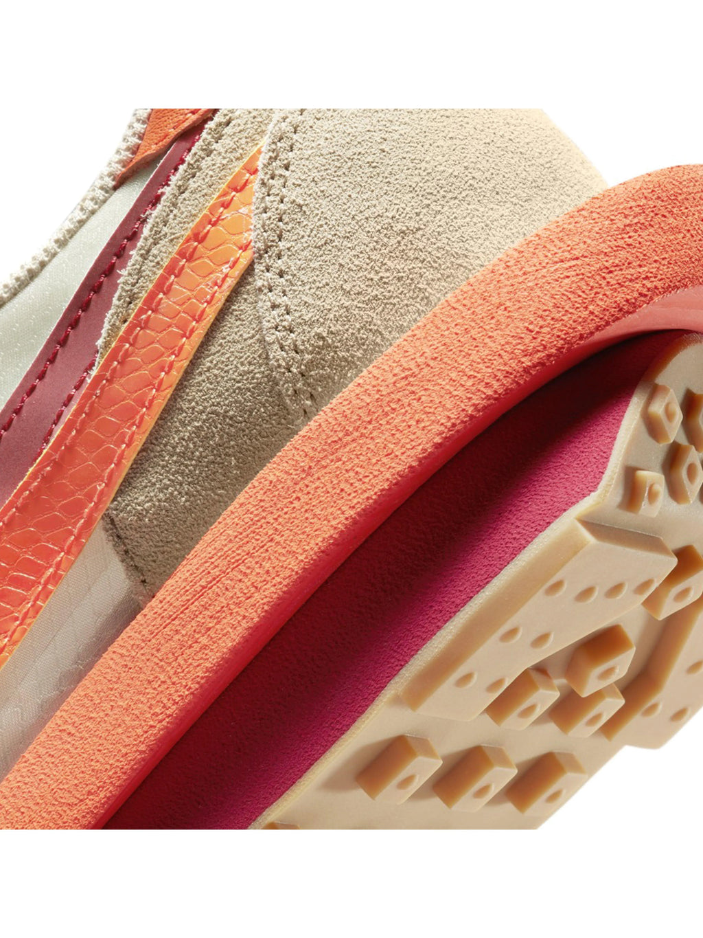 Nike LD Waffle X Sacai X Clot Net Orange Blaze Prior