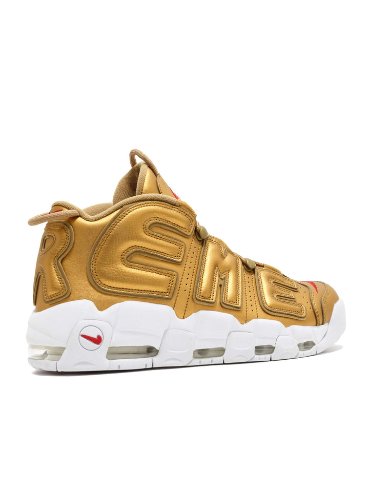 Nike More Air Uptempo "Supreme" Metallic Gold Nike