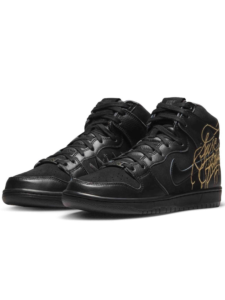 Nike SB Dunk High FAUST Black Gold Prior