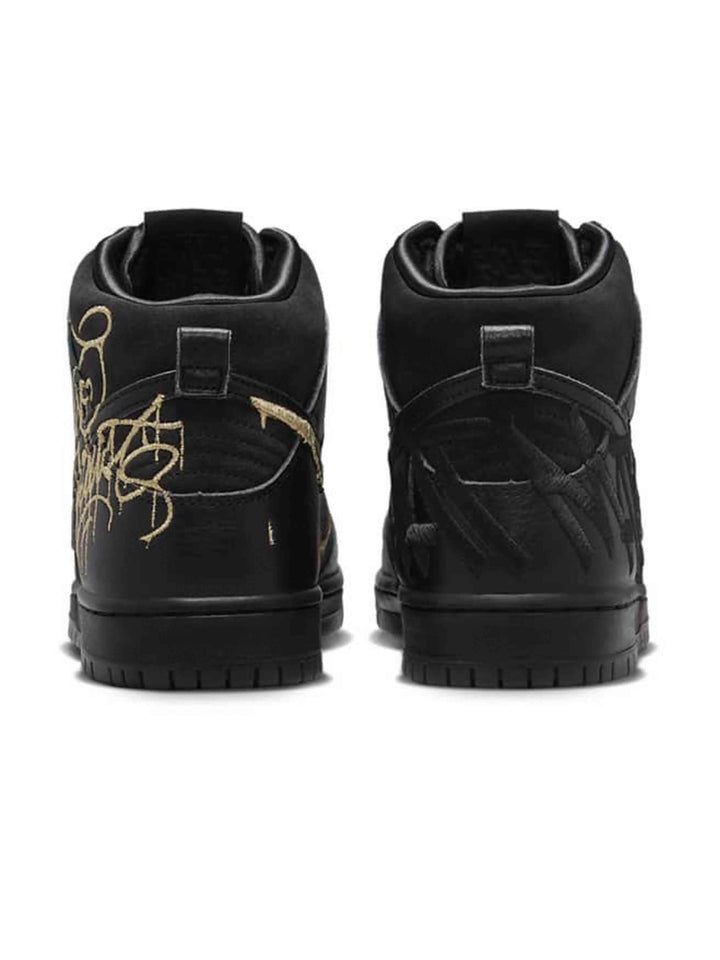 Nike SB Dunk High FAUST Black Gold Prior