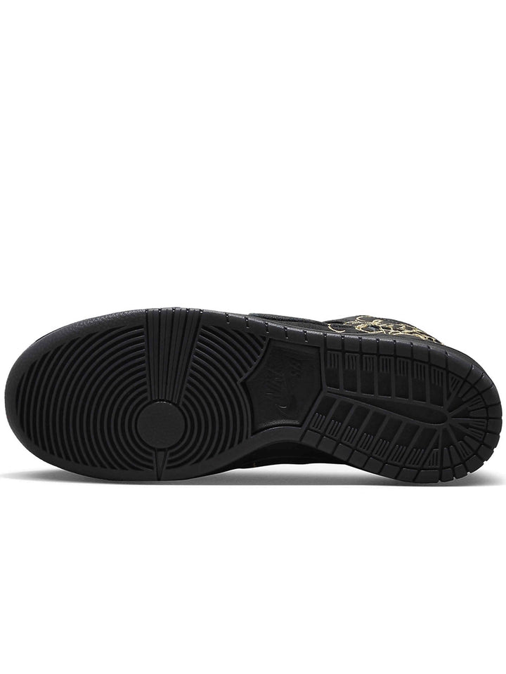 Nike SB Dunk High FAUST Black Gold Prior