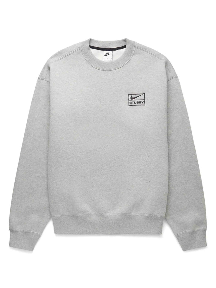 Nike x Stussy Crew Fleece Grey (SS23) Prior