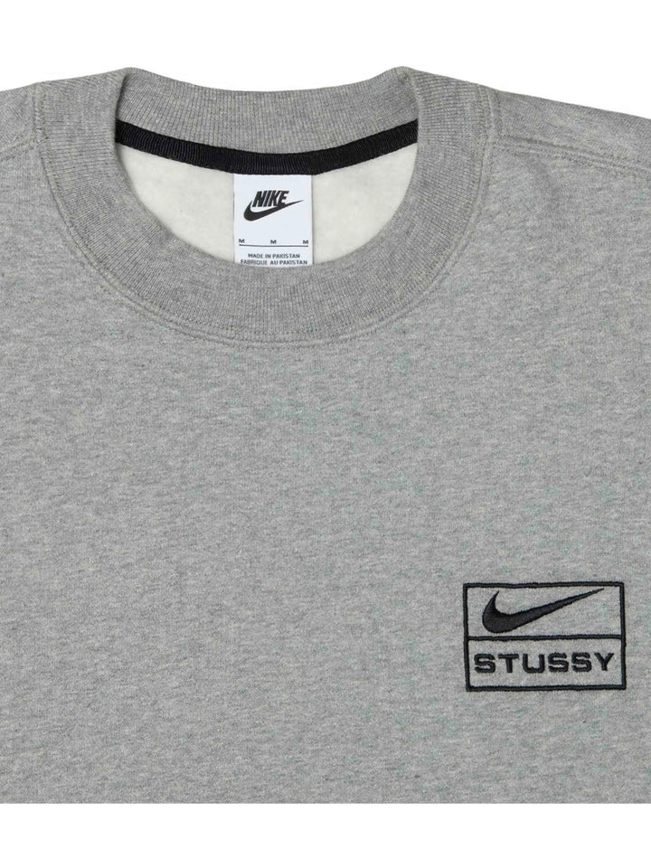 Nike x Stussy Crew Fleece Grey (SS23) Prior