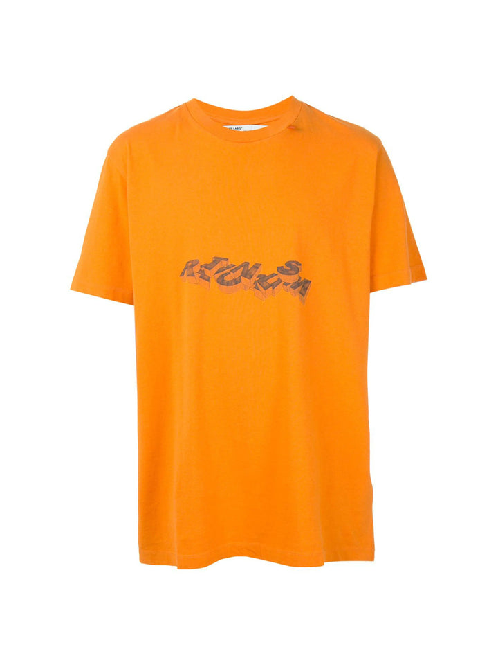 OFF-WHITE 3D Pencil Tee Orange Off-White