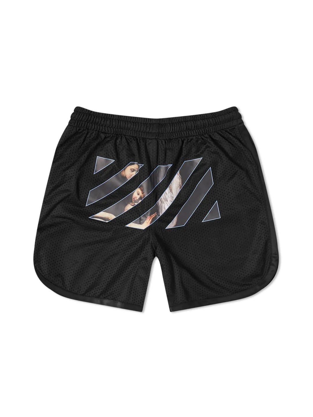 OFF-WHITE Black Caravaggio Angel Shorts Black Prior